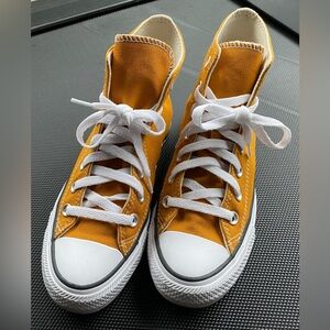Converse CTAS Hi Seasonal Color 'Saffron Yellow' Unisex Sneakers 168573F